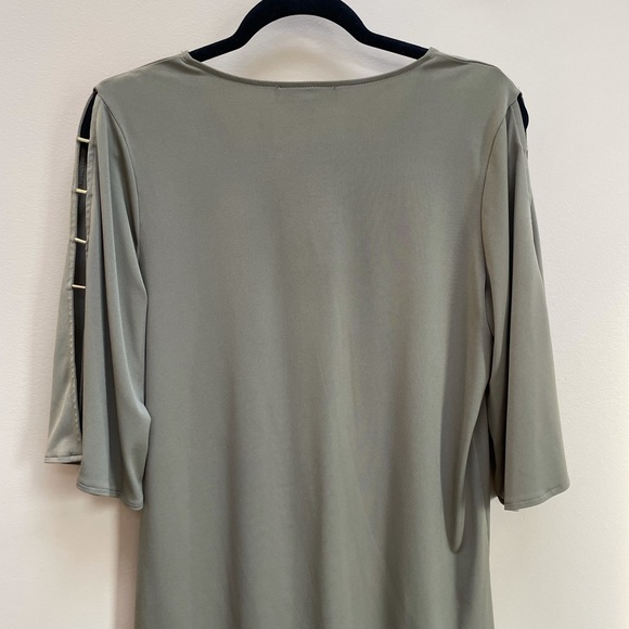 Sage Green Micheal Kors Blouse - Picture 2 of 5